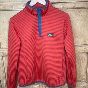 LL Bean Ribbed Pullover Jacket